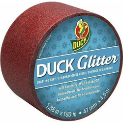 Duck Glitter Red 47mm x 4.5m