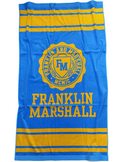 Franklin & Marshall Πετσέτα Θαλάσσης Μπλε 80x180cm JU1001-000-9001P01-218
