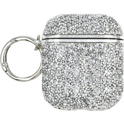 Sonique Diamond Sparkle Θήκη για Apple AirPods 1 / 2 Ασημί