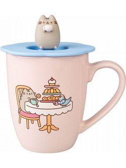 Premium Κούπα 350ml με Καπάκι PUSHEEN