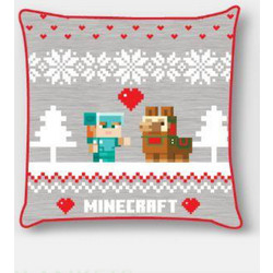 Minecraft Holiday Christmas cover Μαξιλάρι 40x40 εκ