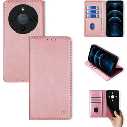 Sonique Vintage Magnet Θήκη Πορτοφόλι (Honor Magic8 Lite 5G) Ροζ Χρυσό