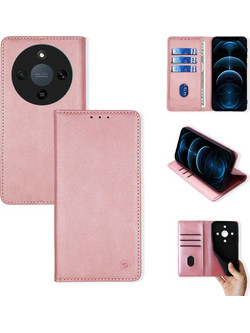 Sonique Vintage Magnet Θήκη Πορτοφόλι (Honor Magic8 Lite 5G) Ροζ Χρυσό