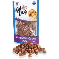 Kid Dog Lamb Steak Cubes Mini 80gr