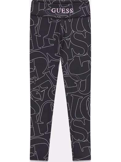 GUESS MICROFIBER LEGGINGS AOP ΠΑΝΤΕΛΟΝΙ ΠΑΙΔΙΚΟ GIRL J6YB10K3931-PMMZ JetBlack