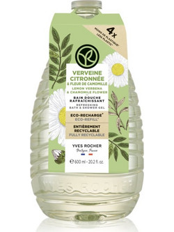 Yves Rocher Lemon Verbena & Chamomile Flower Αφρόλουτρο σε Gel 600ml