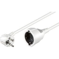 MicroConnect Μπαλαντέζα Προέκταση Καλωδίου 10m Schuko Λευκή (PE141000W)