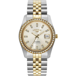 Roamer Γυναικείο Ρολόι με Ασημί Χρυσό Μεταλλικό Μπρασελέ R853858473920