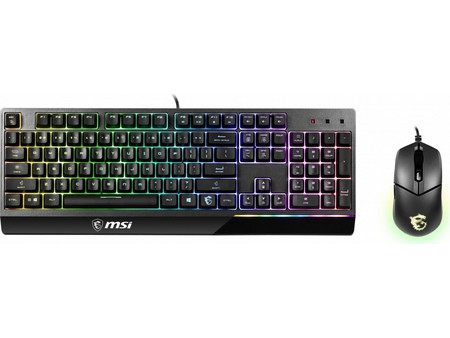 MSI Vigor GK30 Set Gaming Πληκτρολόγιο RGB Black