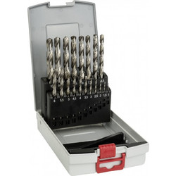 Τρυπάνια Bosch metal drill set HSS-G w. Box 25 pcs 1,0-13,0 mm
