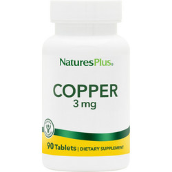 Nature's Plus Copper 3mg 90 Ταμπλέτες