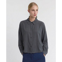 NAMASTE ΜΠΛΟΥΖΑ 100%ΜΟΝ TEEGAN - WW0426017 - ΓΥΝΑΙΚΕΙΟ - GREY