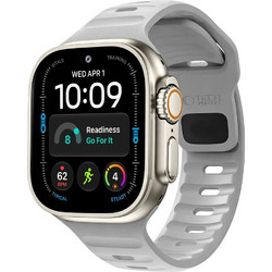 Tech-Protect Silicone Λουράκι Σιλικόνης Lunar Grey (Apple Watch 44 / 45 / 46 / 49mm)