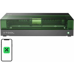 XTOOL S1 40W Βασική Μηχανή Χάραξης Λέιζερ 2-σε-1, Μαύρη