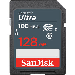 Sandisk Ultra SDXC 128GB Class 10 U1 UHS-I 100MB/s