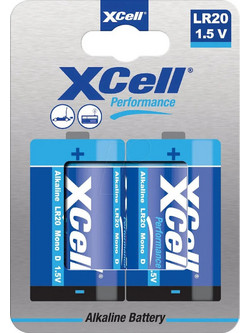 Xcell Alkaline D 2τμχ