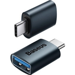 Baseus Ingenuity Series USB Type C to USB-A 3.2 Gen 1 Adapter Blue (ZJJQ000003)