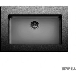 Apell Metamorfosis MEM71 Υποκαθήμενος Νεροχύτης Inox Black Brushed 75x44cm