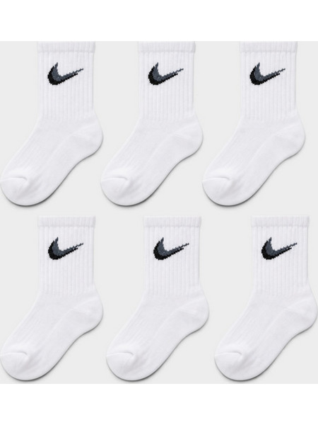Παιδικές Κάλτσες Design 6 Τεμάχια Kids Urban Swoosh White DSNU4-36-Λευκό