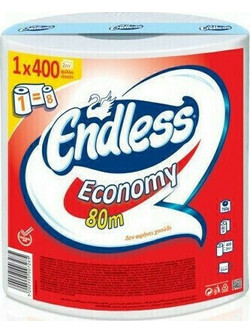 Endless Χαρτί Κουζίνας Economy 80m Ρολό 2 Φύλλων 800gr