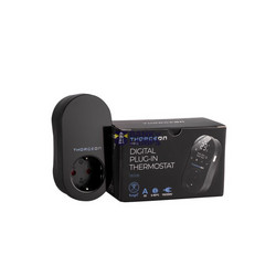 Digital Wi-Fi Plug-In Thermostat Black