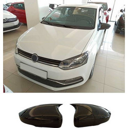 Καπάκια Καθρεφτών Για Vw Polo 6R 09-17 M4 Look Μαύρο Γυαλιστερό 2 Τεμάχια