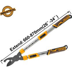 Ψαλίδι Κλάδου 26-34" με Τηλεσκοπικές Λαβές 660-870mm | INGCO | HLTS8608