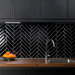 Αυτοκόλλητο Πλακάκι 3D (30.5x25) L-C Malda Black 1770139