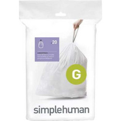 Simplehuman code G custom fit liners, 20 pack (CW0166)