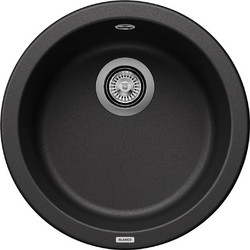 Blanco Rondo Ένθετος Νεροχύτης Στρογγυλός Γρανίτη Ματ Black 511629