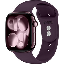 Tech-Protect Silicone Λουράκι Σιλικόνης Deep Burgundy (Apple Watch 44 / 45 / 46 / 49mm)