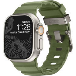 Tech-Protect Motion Λουράκι Σιλικόνης Tactical Green (Apple Watch 44 / 45 / 46 / 49mm)