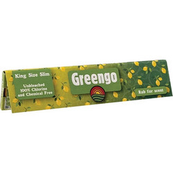 Greengo Χαρτάκια Lemons Edition Ακατέργαστο - King Size Slim