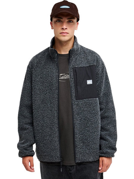 Quiksilver Urban Storm Reversible Ανδρικό Φούτερ Fleece Μαύρο EQYPF03095-KVJ0