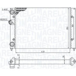 Magneti Marelli 350213187700 - BM1877-ΨΥΓΕΙΟ ΜΗΧΑΝΗΣ VW GOLF III 1H1 1.6 09.1992 - 08.1997
