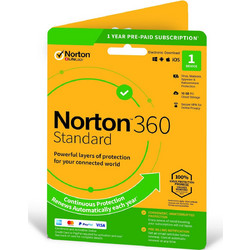 Norton 360 Standard για 1 Συσκευή και 1 Έτος Χρήσης με 10GB Cloud (Ηλεκτρονική Άδεια)