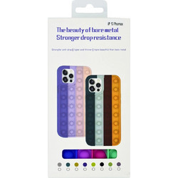 Ancus TPU Pop It Back Cover Multicolour (iPhone 13 Pro Max)