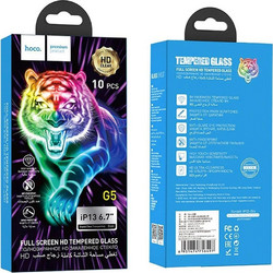 Hoco G5 0.33mm Full Silk Tempered Glass 10-pack (iPhone 13 Pro Max / 14 Plus)