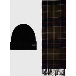BARBOUR BARBOUR SWINTON BEANIE & GALINGALE SCARF GIFT SET