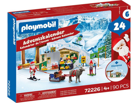 Playmobil Christmas Χριστουγεννιάτικο Ημερολόγιο Άη Βασίλης Στο Βόρειο Πόλο / Εργαστήριο Άη Βασίλη 72226