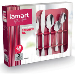 Σετ Μαχαιροπίρουνα Ανοξείδωτα 48τεμ. CARMEN XL Lamart LT5006