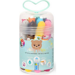 Μαρκαδόροι Υπογράμμισης Legami Teddy Friends Σετ 12 χρώματα