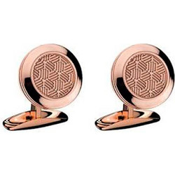 Twins Chopard Man 95014-0045 (2CM) Stainless Steel Rose Gold Finish Cufflinks