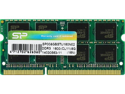 Silicon Power 8GB (1X8GB) DDR3 RAM 1600MHz SoDimm SP008GBSTU160N02