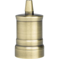 Ντουί Ρεύματος Calex Creations Tower Αλουμινίου για Υποδοχή E27 Brass 940448