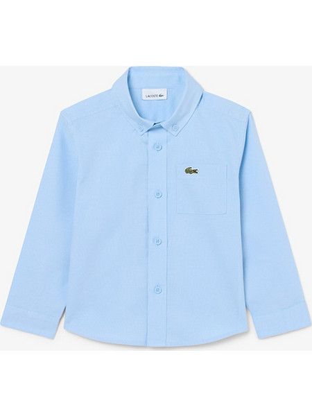 LACOSTE ΥΠΟΚΑΜΙΣΟ ΜΜ L/S WOVEN TOP 3CJ0942-HBP Blue