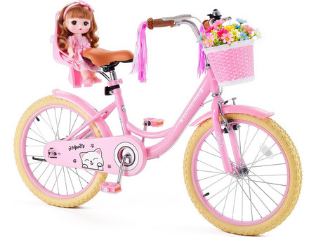 Vevor Kickstand Princess Style Παιδικό Ποδήλατο 20" Ροζ