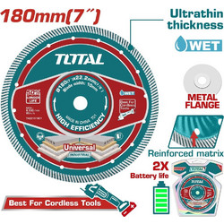TOTAL ΕΠΑΓΓ. ΔΙΑΜ/ΣΚΟΣ ΥΓΡΑΣ ΚΟΠΗΣ 180 Χ 22.2mm Χ 2.2mm ΛΕΠΤΟΣ (TAC2151801)