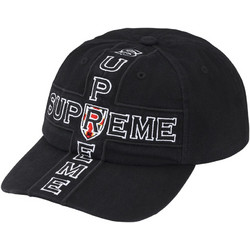 Supreme Cross Ανδρικό Καπέλο Jockey Υφασμάτινο Μαύρο FW26H63