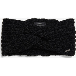 Γυναικεία chennile πλεκτή κορδέλα μαλλιών FBL014-123-10_BLACK